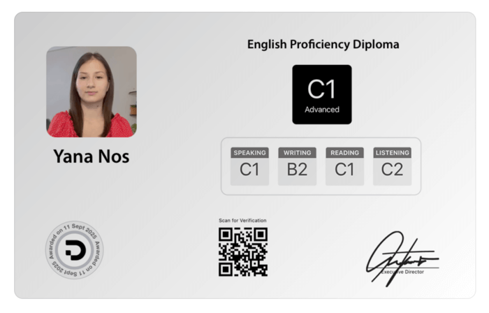 English Proficiency Diploma